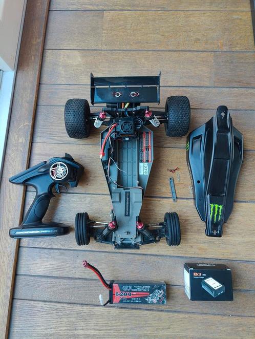 Traxxas bandit brushless Ready to run, Hobby en Vrije tijd, Modelbouw | Radiografisch | Auto's, Zo goed als nieuw, Auto offroad