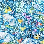 Servetten decoupage/bullet journal – vissen L1733, Hobby en Vrije tijd, Knutselen, Verzenden, Nieuw, Materiaal