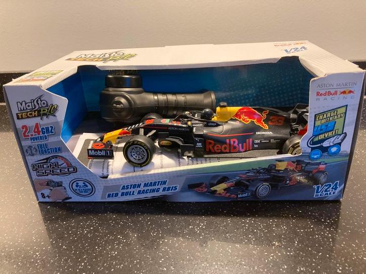 Maisto Tech Aston Martin Red Bull Racing RB15, Hobby en Vrije tijd, Modelbouw | Auto's en Voertuigen, Zo goed als nieuw, Auto