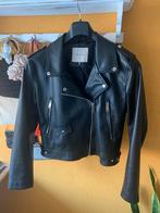 Imitatie leer leren jasje, Kleding | Dames, Zwart, Maat 42/44 (L), Ophalen of Verzenden, Jasje