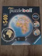 Puzzleball Wereldbol 540 Stukjes - Lichtgevend!, Ophalen, 500 t/m 1500 stukjes, Overige typen