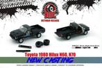 Toyota 1980 Hilux van BMC 1/64 zwart nr. 228, Hobby en Vrije tijd, Modelauto's | Overige schalen, Nieuw, BMC, Ophalen of Verzenden