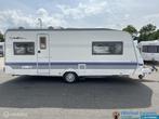 Hobby Exclusive 560 UFf, Caravans en Kamperen, Schokbreker, Hobby, 7 tot 8 meter, Bedrijf