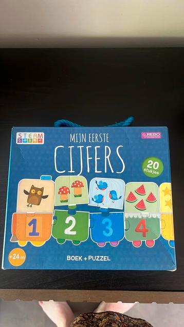 Rebo puzzel met boekje – STEAM thema cijfers beschikbaar voor biedingen