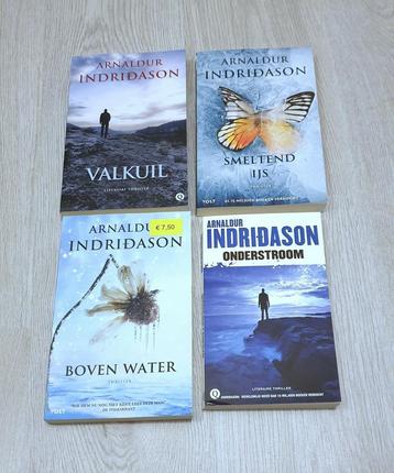 4 boeken Arnaldur Indridason, thriller  beschikbaar voor biedingen
