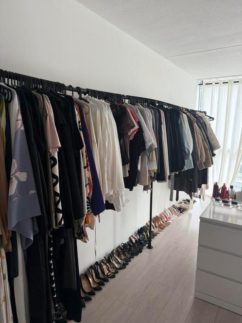 Kledingrekken van staal – 5m, 2m en 1,5m, Kleding | Dames, Kledingrekken, Gebruikt, Ophalen