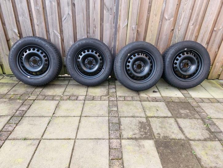 OPEL ZAFIRA WINTERBANDEN MET VELGEN, Auto-onderdelen, Banden en Velgen, Banden en Velgen, Winterbanden, 16 inch, 215 mm, Ophalen