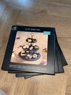 4x Leisteen Etagère - 3 laags - Eenmaal gebruikt, Ophalen, Gebruikt