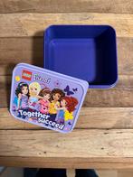 LEGO Friends lunchbox paars of opbergdoosje voor steentjes, Ophalen of Verzenden, Zo goed als nieuw, Bouwen