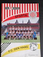 Sparta - FC Den Haag  1989/1990, Verzamelen, Sportartikelen en Voetbal, Ophalen of Verzenden, Zo goed als nieuw, Overige binnenlandse clubs