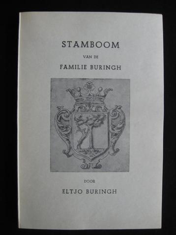 Genealogie. E.Buringh, Stamboom van de familie Buringh. beschikbaar voor biedingen