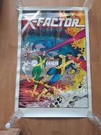 X factor poster Marvel 1986, Ophalen of Verzenden, A1 t/m A3, Zo goed als nieuw, Rechthoekig Staand