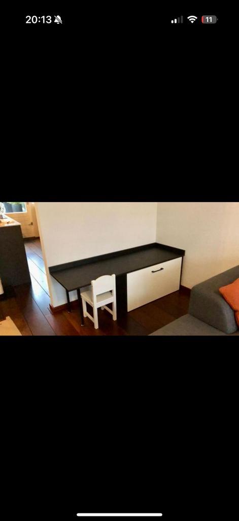 Ikea smastad opbergkist met blad, Huis en Inrichting, Woonaccessoires | Overige, Zo goed als nieuw, Ophalen