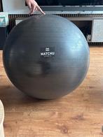 Grijze Fitnessbal in Goede Staat, Sport en Fitness, Fitnessmaterialen, Ophalen, Gebruikt, Buik, Fitnessbal