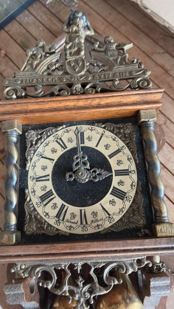 Antieke Hollandse Klok - Prachtig Decoratief Stuk, Antiek en Kunst, Antiek | Klokken, Ophalen