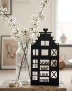 Gepersonaliseerd Houten Grachtenpand met Namen, Verzenden, Zo goed als nieuw