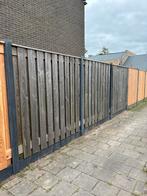 Schutting delen, Tuin en Terras, Ophalen, 6 meter of meer, Hout, 1 tot 2 meter