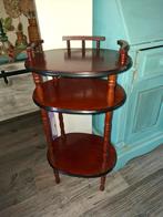 Antiek notenhouten tafeltje, etagere, plantentafel,bijzetter, Ophalen of Verzenden