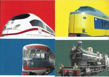 Set geïllustreerde briefkaart 390 / 393 Treinen. Zie Info. beschikbaar voor biedingen