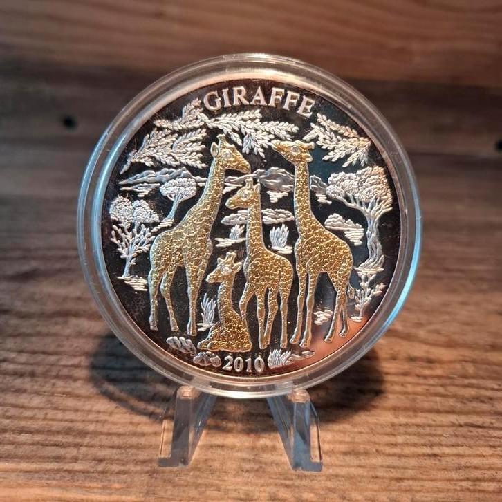 Rwanda 1000 igihumbi 3oz 999zilver. 2010 en 2008, Postzegels en Munten, Edelmetalen en Baren, Zilver, Ophalen of Verzenden