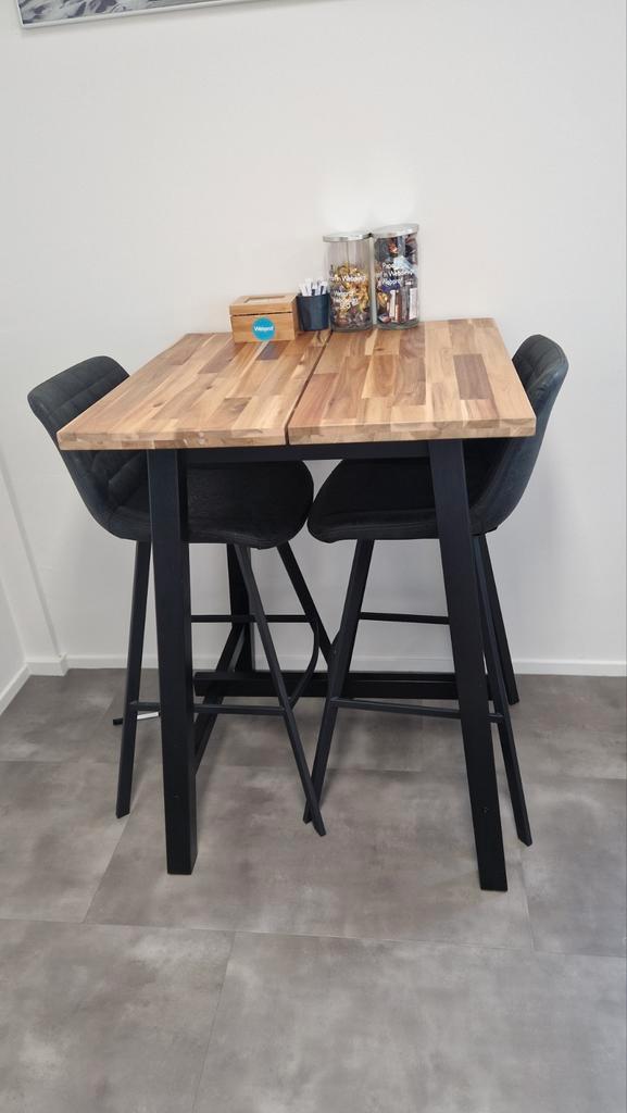 Ikea bartafel met 2 krukken, Huis en Inrichting, Barren, Ophalen of Verzenden
