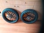 Fatbike wielen voor en achterwiel zonder motor met banden., Ophalen of Verzenden, Gebruikt, Overige merken