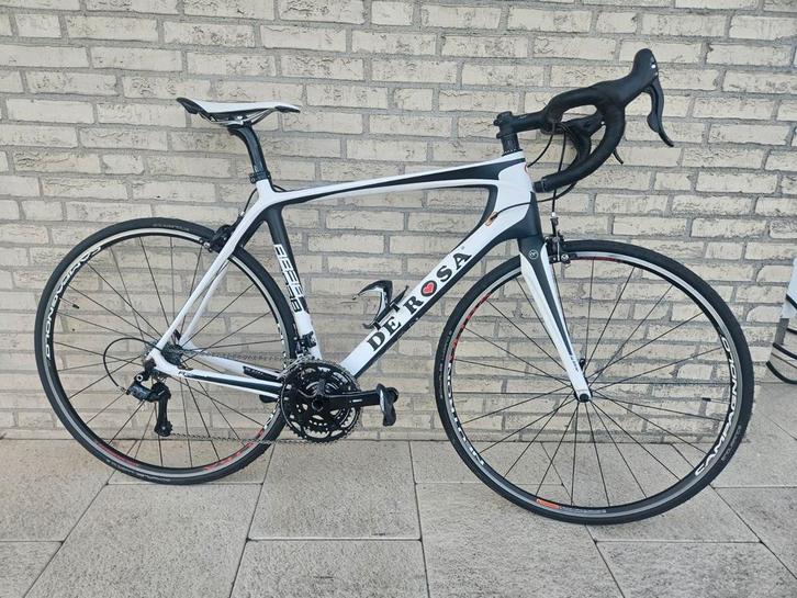 De Rosa full carbon racefiets, Fietsen en Brommers, Fietsen | Racefietsen, Zo goed als nieuw, Overige merken, Meer dan 20 versnellingen