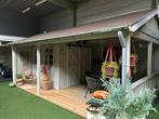 Tuinhuis met overkapping type Linge met zadeldak, Ophalen, Tuinhuis, Zo goed als nieuw, 1 raam