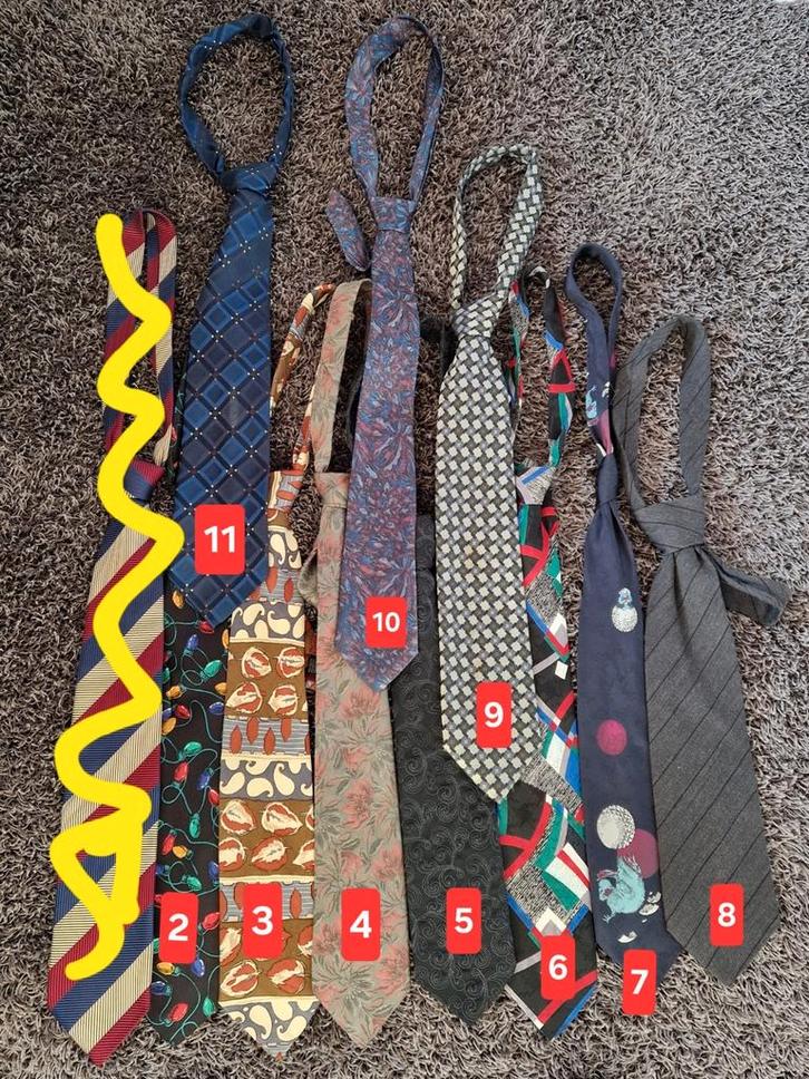 Diverse nette stropdassen!, Kleding | Heren, Stropdassen, Zo goed als nieuw, Effen, Overige kleuren, Ophalen of Verzenden