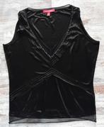 top,maat 38/40,Mexx,Kerst,zwart,mesh,chic,feest,satijn,topje, Maat 38/40 (M), Mexx, Verzenden, Zwart