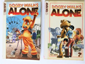 Boek strip Dogby Walks Alone volume 1 + 2 manga Wes Abbott beschikbaar voor biedingen