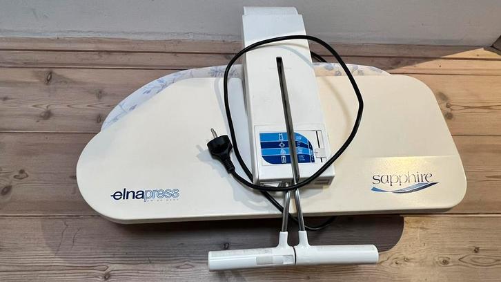 Elna press Sapphire, Strijkmachine, strijkpers, strijkplank, Witgoed en Apparatuur, Strijkijzers en Strijkplanken, Gebruikt, Strijkijzer met snoer