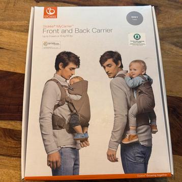 Stokke MyCarrier: Front and Back Carrier (grijs katoen) beschikbaar voor biedingen