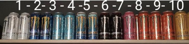 PARTIJ: 164 volle Blikken Monster Energy 500ml, Sport en Fitness, Gezondheidsproducten en Wellness, Nieuw, Poeder of Drank, Ophalen