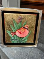 Ada Breedveld schilderij bladgoud belegd, Antiek en Kunst, Ophalen of Verzenden