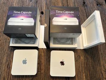 2 X Apple AirPort Time Capsule 3 TB & 1 TB schijf. beschikbaar voor biedingen