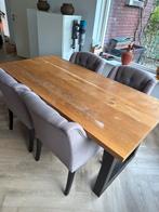 4 Stijlvolle Eetkamerstoelen Bellagio merk, Huis en Inrichting, Overige materialen, Minder dan 50 cm, Gebruikt, Ophalen of Verzenden