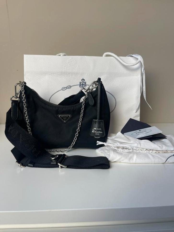 Prada Re-Edition 2005 Nylon tas, Kinderen en Baby's, Luiertassen, Zo goed als nieuw, Ophalen of Verzenden