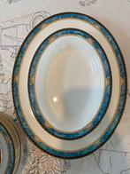 Wedgwood Curzon Servies - Goud & Turquoise, Ophalen, Gebruikt, Wedgwood, Porselein