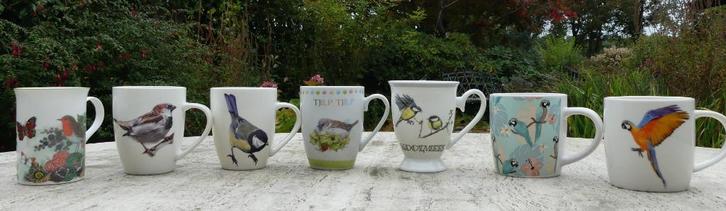 Leuke Vogel Mokken + 2 Kommen en 3 x Marjolein Bastin, Huis en Inrichting, Keuken | Servies, Nieuw, Kom(men), Overige stijlen