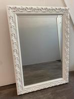 Mooie spiegel wit 50 x 70 cm, Ophalen, Zo goed als nieuw, Minder dan 100 cm, Rechthoekig