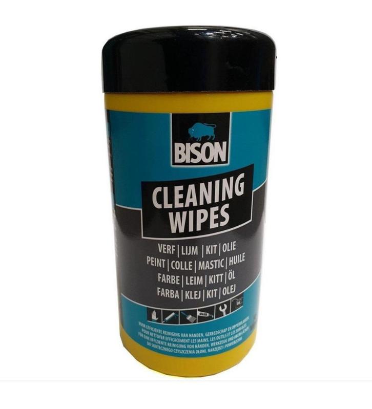 Bison Cleaning Wipes – 6 x 50 stuks – Ideaal na het klussen, Hobby en Vrije tijd, Knutselen, Nieuw, Materiaal, Ophalen of Verzenden