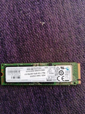 Samsung 512GB SSD - PM981 NVMe beschikbaar voor biedingen