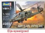Revell 1:100 AH-64 A APACHE 4985 Helikopter modelbouw, Nieuw, Revell, Ophalen of Verzenden, Helikopter