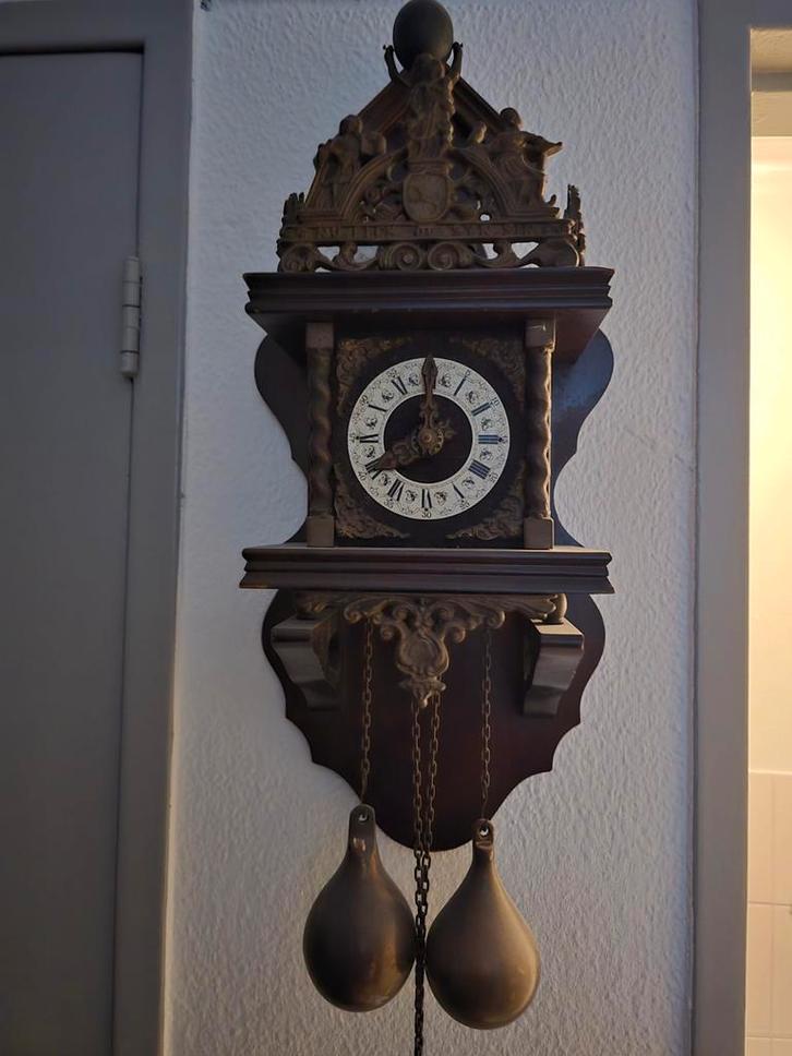 Antieke Koekoeksklok, Antiek en Kunst, Antiek | Klokken, Ophalen of Verzenden