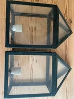 Vintage Buitenlampen Set, Ophalen of Verzenden, Gebruikt, Glas