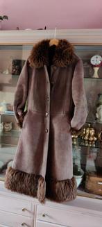 Lammy coat vintage lammy, Ophalen, Zo goed als nieuw, Maat 38/40 (M), Bruin