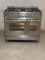 Rvs Boretti Fornuis met 2 ovens, Ophalen, 60 cm of meer, Zo goed als nieuw, Gas