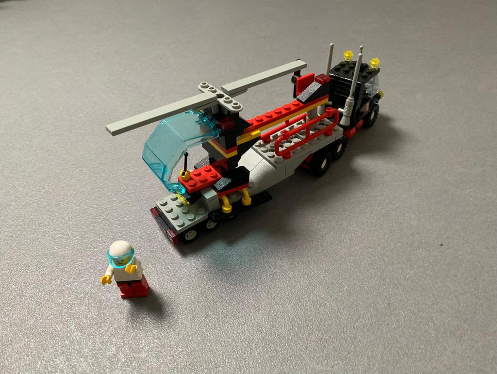 Lego 6357 Helikopter & Truck, Kinderen en Baby's, Speelgoed | Duplo en Lego, Ophalen of Verzenden, Gebruikt, Lego