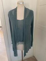 Twinset merk NANA NUCCI 100% viscose maat M groen, Kleding | Dames, Maat 38/40 (M), Ophalen of Verzenden, Zo goed als nieuw, Groen